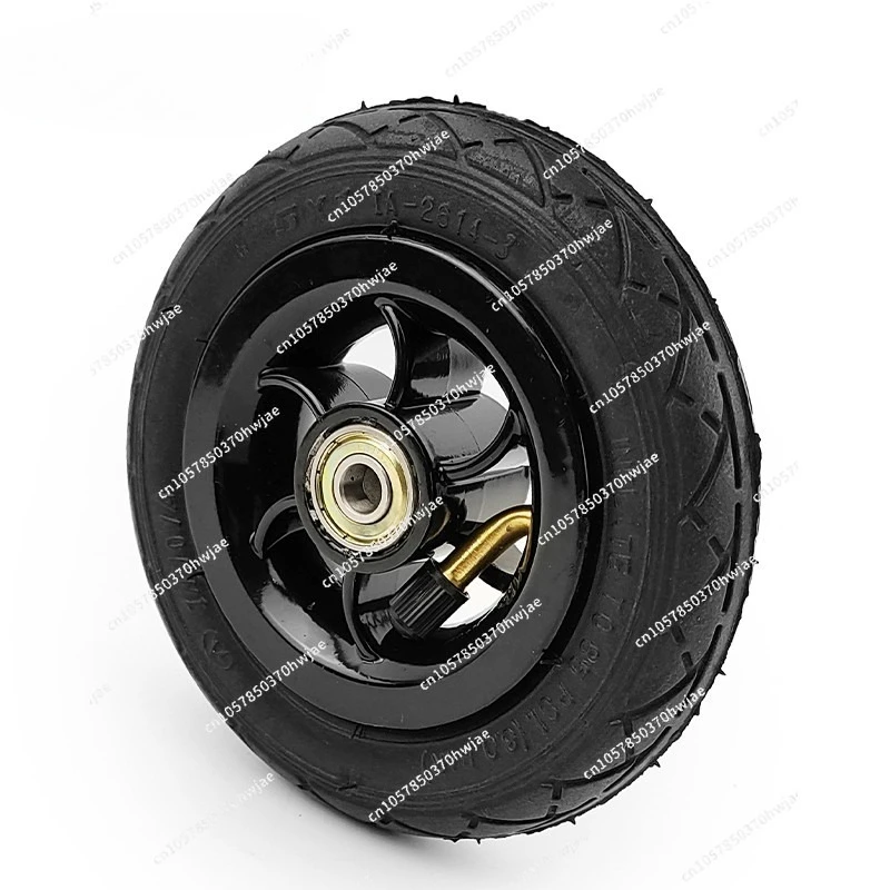 

5-Inch inflatable wheels use metal wheels 5x1 pneumatic tires with inner tube Electric trolley 5 "inflatable wheels