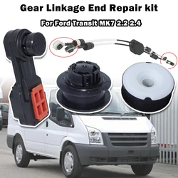 6SP Loose Shifting Issue Fix For Ford Transit MK7 2.2 2.4 FWD Gear Selector Shift Cable linkage Both End Repair Kit 2006 - 2014