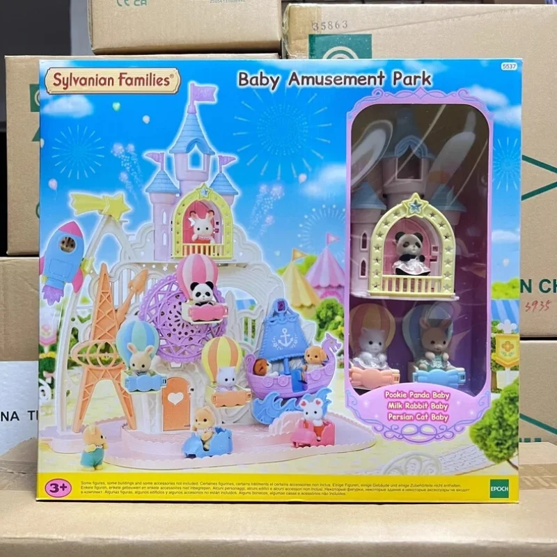 Sylvanian Families Calico Critters Girl Kids Toys Miniature Furniture Anime Figures Doll Toys For Children Baby Amusement Park