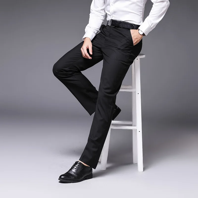 MRMT2024 Brand New Men's Trousers Men's Self-Cultivation Straight Solid Color Men's Trousers Formal  Trousers For Men's Business