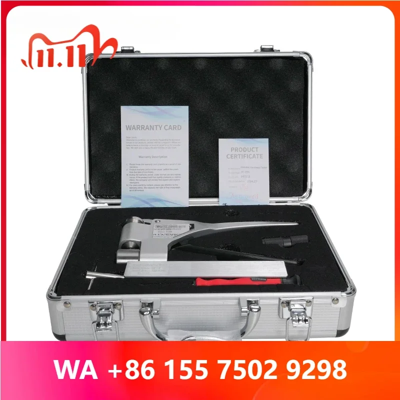 Webster Hardness Tester Por for Metal 0.6-6 mm Aluminum Soft Metal Handheld Durometer copper brass W-20/W-20 A/W-20 B