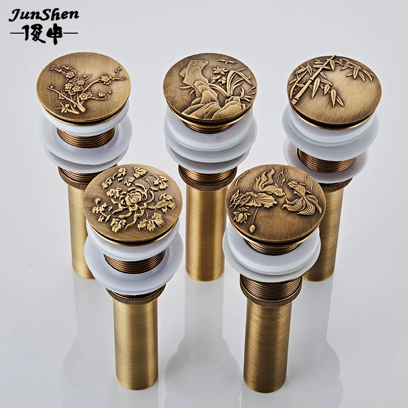 

Полностью медный антикварный канализационный умывальник, канализационная труба, ретро умывальник, прыгающая канализация, европейский умывальник