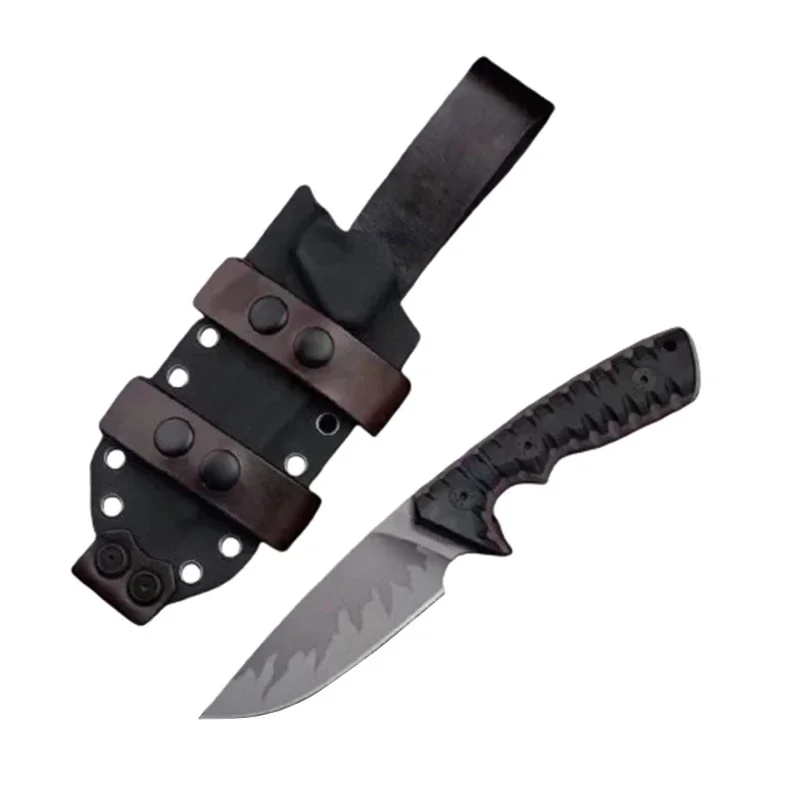 CUSTOM MilBro M27 Camo Straight Fixed Blade Knife Imported A8 Blade G10 Handle Tactical EDC Survival Tool Hunting Knives