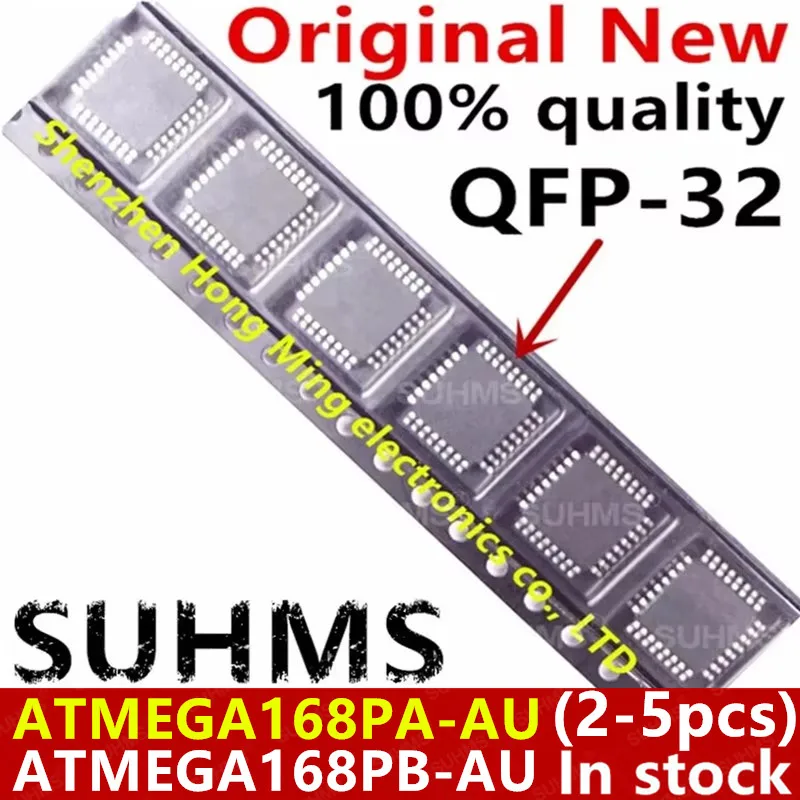 (2-5piece)100% New ATMEGA168PA-AU ATMEGA168PA AU MEGA168PA-AU ATMEGA168PB-AU ATMEGA168PB AU MEGA168PB-AU QFP-32