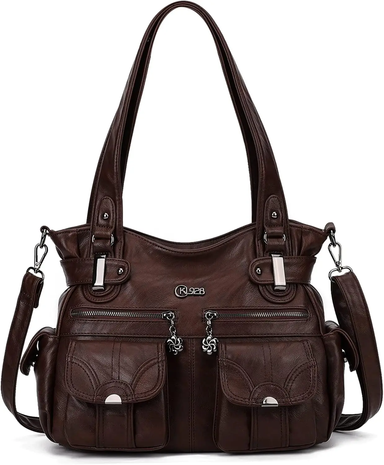 

Женские сумки и клатчи: Большие сумки-хобо через плечо из мягкой искусственной кожи с множеством карманов | Большой