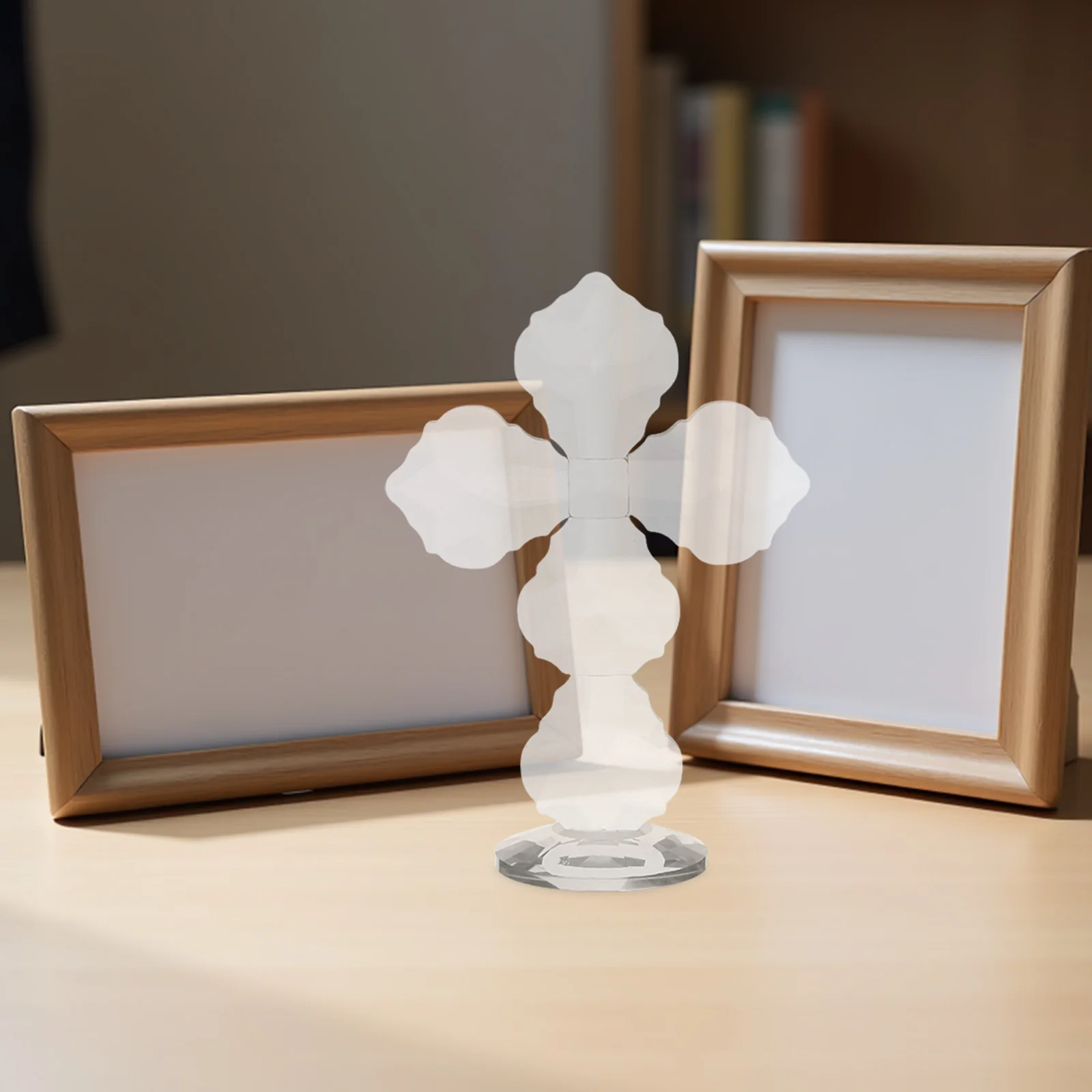 

Cross Decor Crystal Crosses Figurine for Home Christmas Decoration Christian Office
