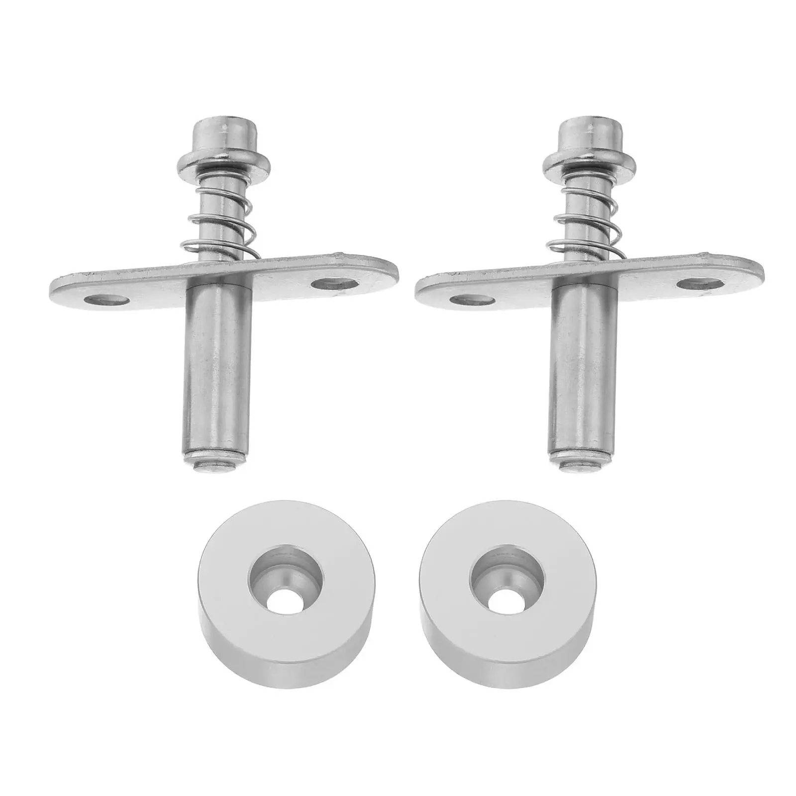 

2Sets Rotating Shaft Adjustable Spring Loaded Pivot Hinge Heavy Duty Door Pivot Hardware for Folding Screens Room Dividers