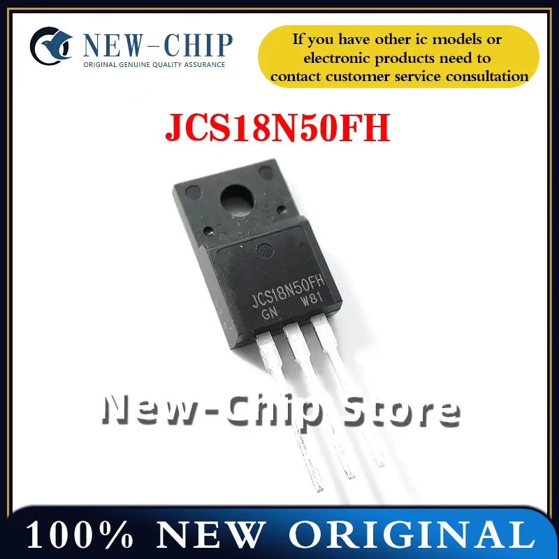 

2PCS-200PCS/LOT JCS18N50FH 18A/500V TO-220F New Original
