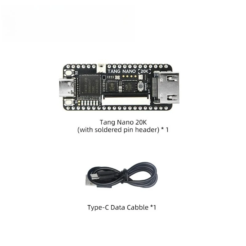 Tang Nano 20K FPGA Development Board RISC‑V Linux Support Retro Game Player Programmable Logic Development Module