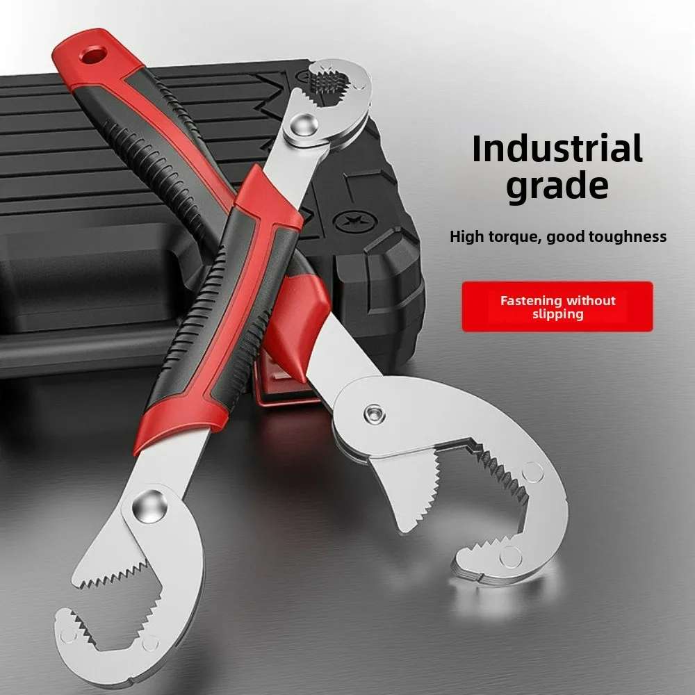 Uniwersalny klucz nastawny wielofunkcyjny, szybki klucz do rur, uniwersalny klucz z regulacją, wytrzymałe narzędzie ręczne do napraw, hydraulika.