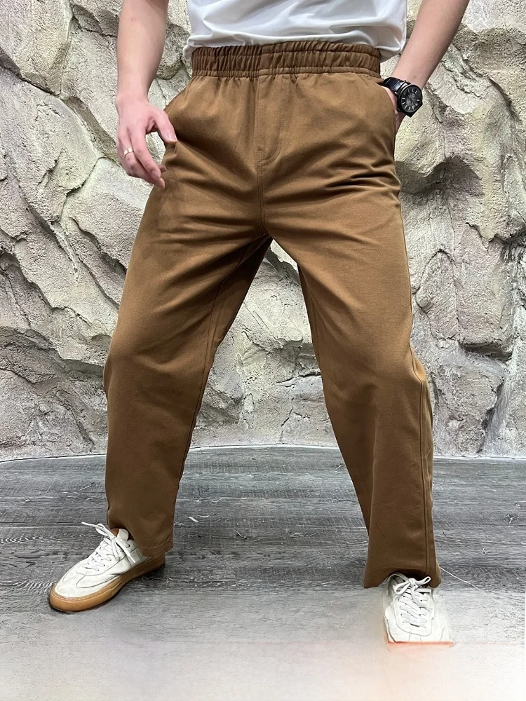 

Waed Cotton Casual Pants Breathable Busin Sport Leisure Summer New Arrival Cany Try Room Single Straight Leg ket