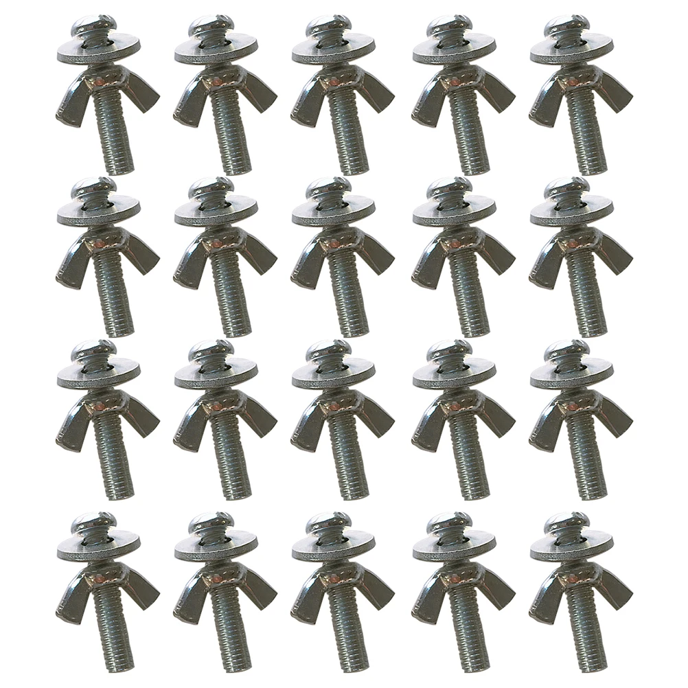 

15Sets Parrot Breeding Box Retaining Screws Gasket Included Strong Fixing Hardware for Bird Perch Platform Cage Installation