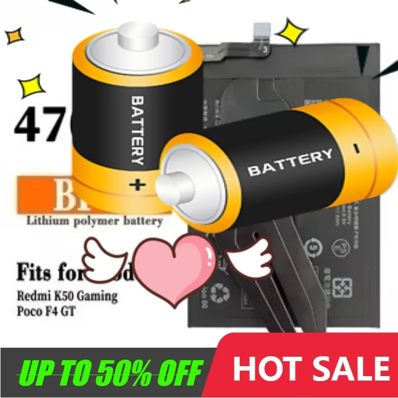 

New BN46 BP40 BM5S BM4Y Battery for Xiaomi Redmi K60 Ultra K20 Pro K30 K40 Plus K50 K30i K30S K40S K50G 3S 4X 7 9 9A 9C 9T 10X