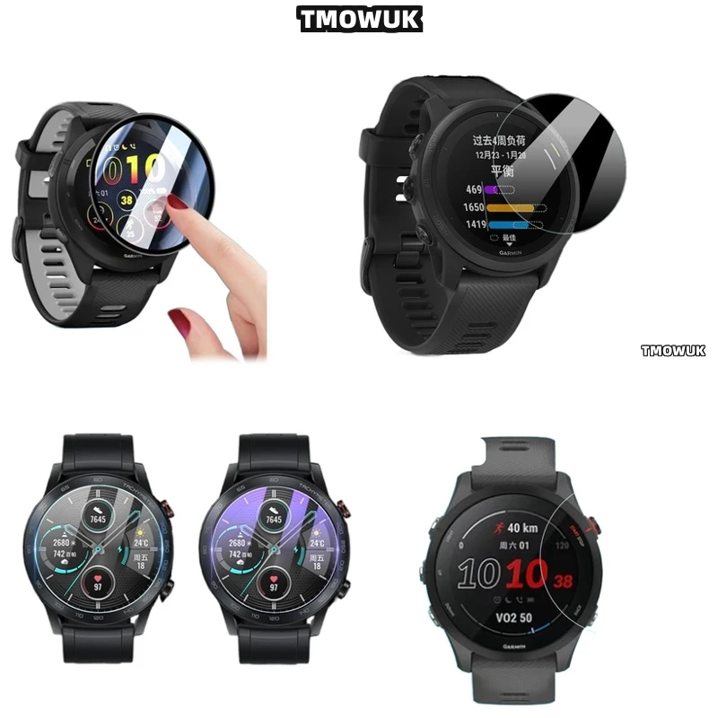 

For Garmin Forerunner 645 735 745 935 945 955 965 970 Fenix 7 7S 7X Pro Screen Protector Ultra - Thin 9H