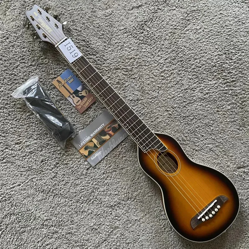 5 color 34'Solid Top Acoustic Guitar Mini Size Travel Guitar Spruce+Mahogany Electric&Acoustic One Cand Be Choose New Brand