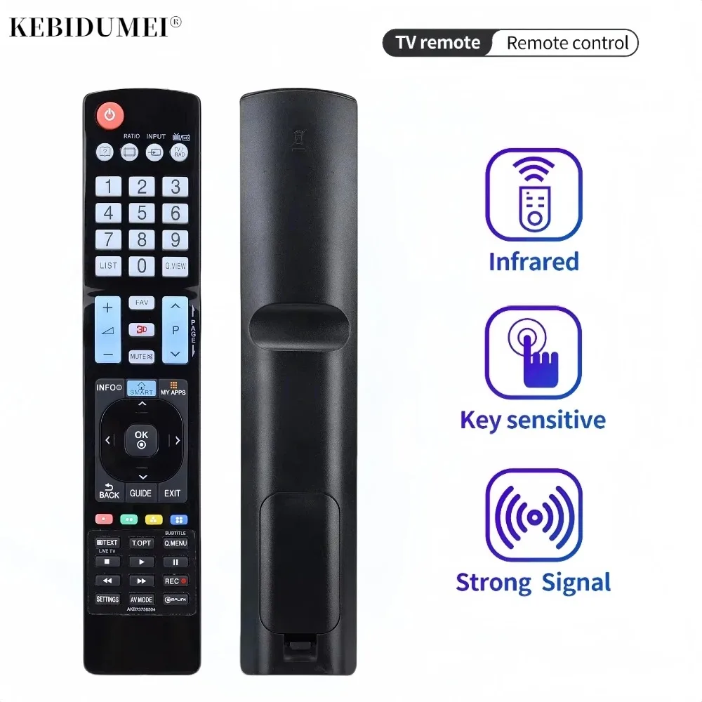 Universal Replacement IR Remote Control Compatible with LG AKB73615303 TV Projector HiFi Remote Control 19LV2500 22LK330