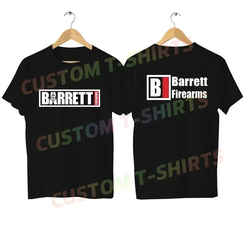 

Men T Shirt Casual New Barrett Ammunition Guns Firearms Logo T-shirt Graphic Oversized Comfortable Streetwear S-3XL Tee