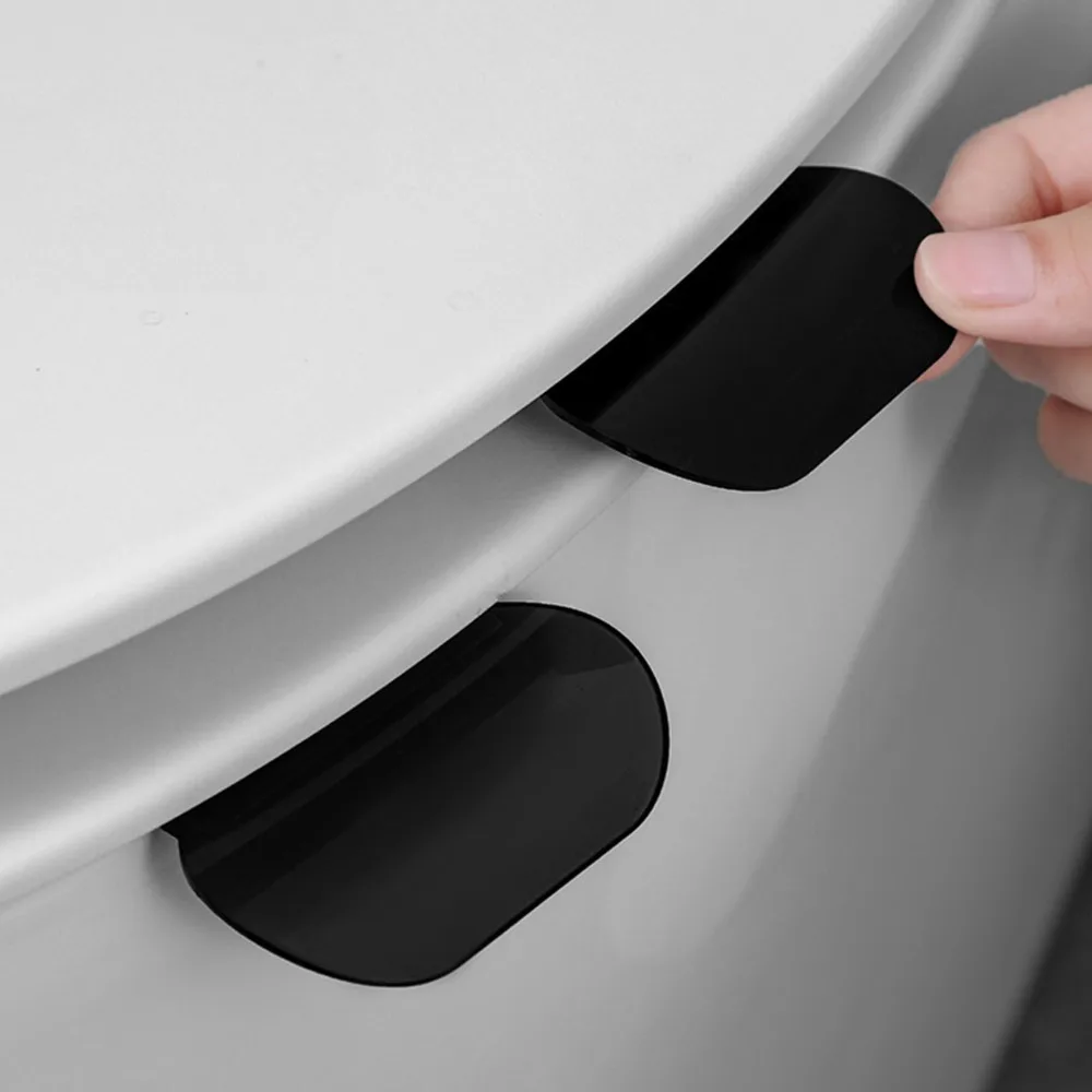 4 Pack Hygienic Self-Adhesive Toilet Cover Lifter PC Material Avoid Touching Toilet Lid Lifter Toilet Lid Handle School