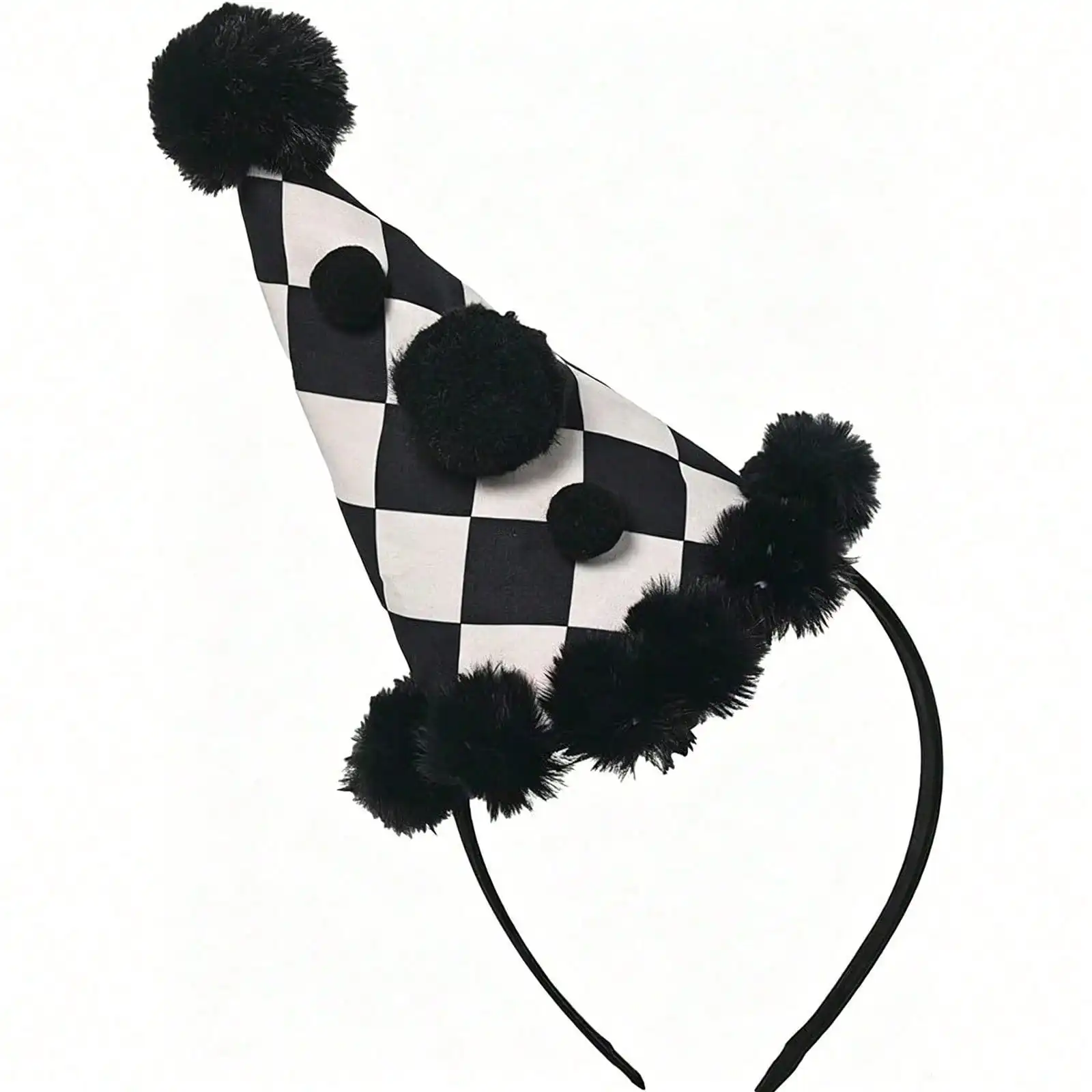 Halloween Clown Costume Set With Headband Bow Tie Cape Festival Party Cosplay Role Play Prop Accessory