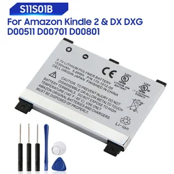 Replacement Battery For Amazon Kindle 2 & Kindle DX  DXG D00511 170-1012-00 D00701 D00801 S11S01B Rechargeable Battery 1530 mAh