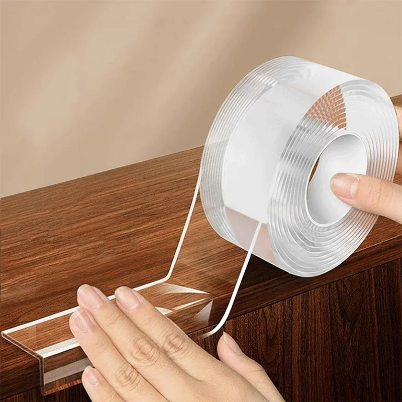 شريط قوي غير مرئي مقاوم للماء، لاصق نانو سميك من جانب واحد، حافة زاوية واقية من الأكريليك المضاد للتصادمات