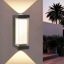 Outdoor Modern LED Wall Lamps Waterproof Outdoor Lights Wall Lights Garden Porch Bedroom Balcony Home Decor