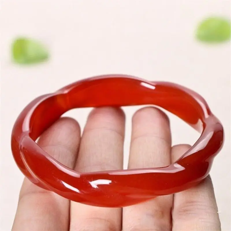 

Agate Bracelet Women's Twist New Jade
