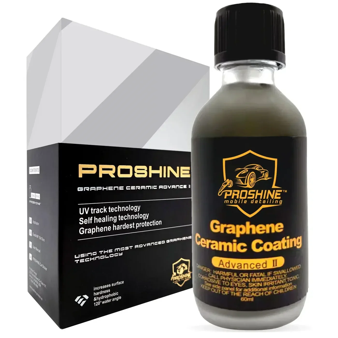 

Graphene Ceramic Coating 20H .9 Years Effect Protect Advance Self Healing Technology UV Track Technology