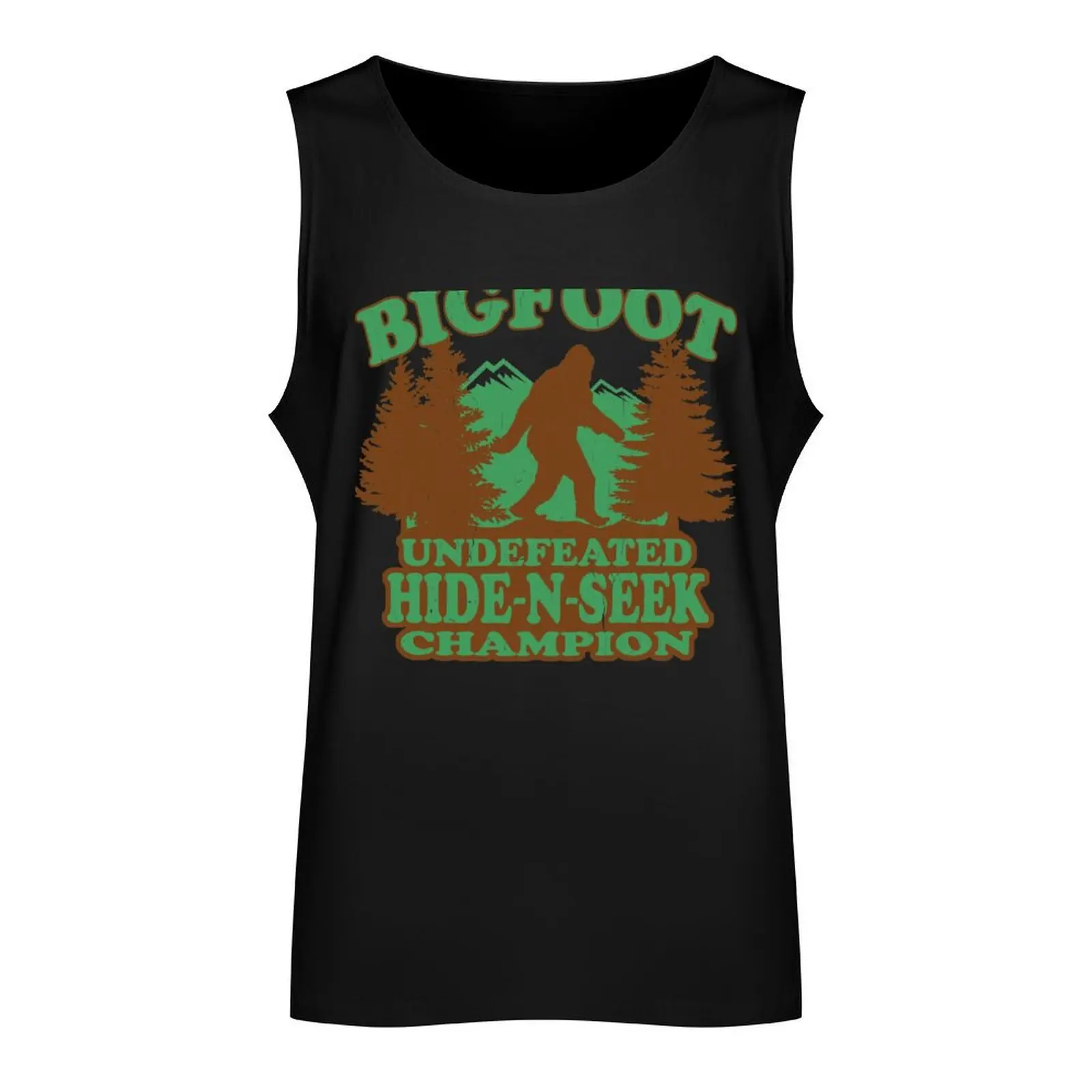 Bigfoot Hide N Seek Champion (vintage distressed) Tank Top gym shirt men anime top