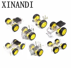 DIY Avoidance tracking Motor Smart Robot Car Chassis Kit Speed Encoder Battery Box2WD Ultrasonic module ForArduino ForUNO R3 kit
