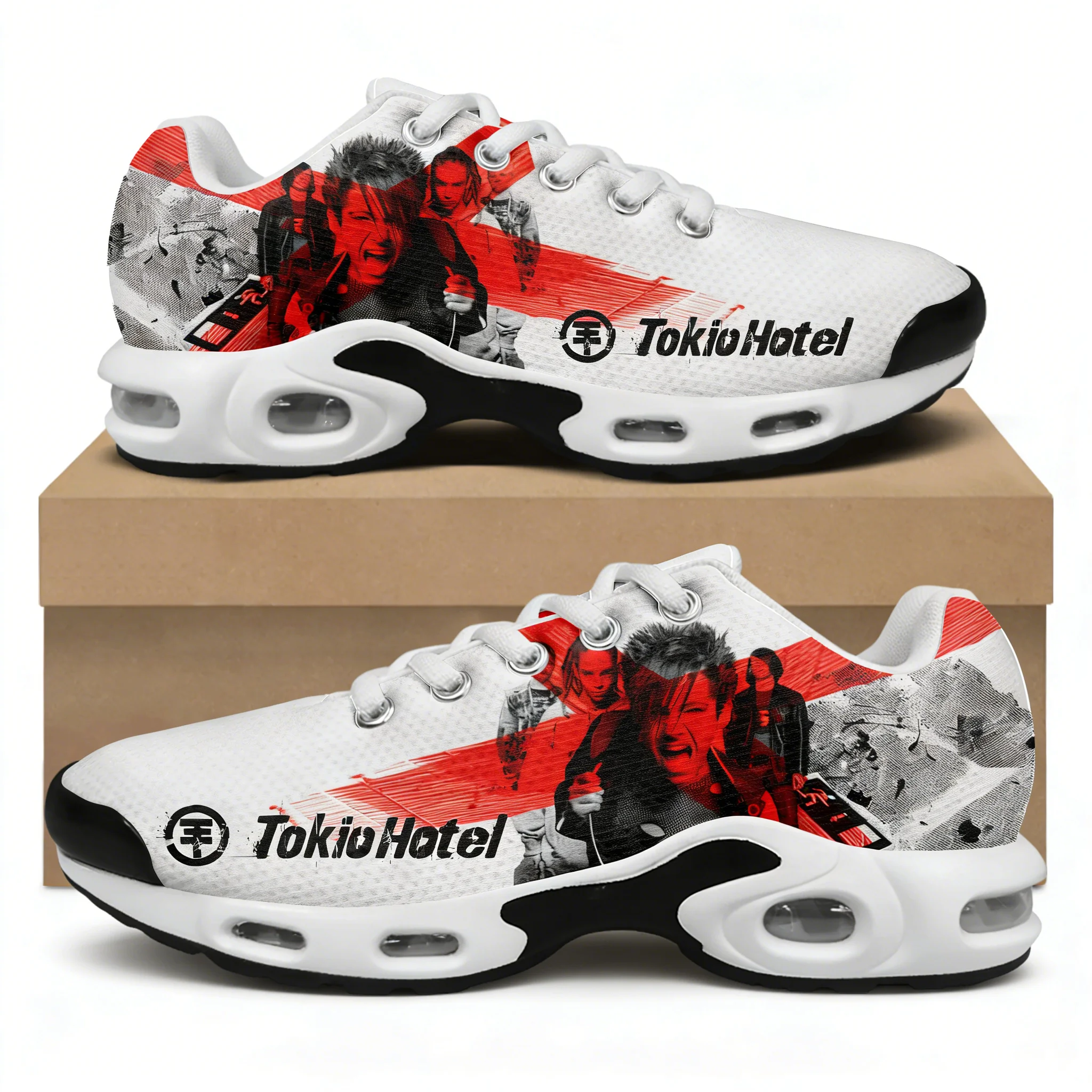 

Tokio Hotel Air Cushion Sneakers Germany Rock Band Mens Womens Teenager Lightweight Sports Shoes Custom Leisure Mesh Sneaker