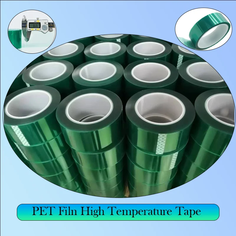 

PET green high-temperature tape circuit board electroplating protection green tape Width 3~100mm