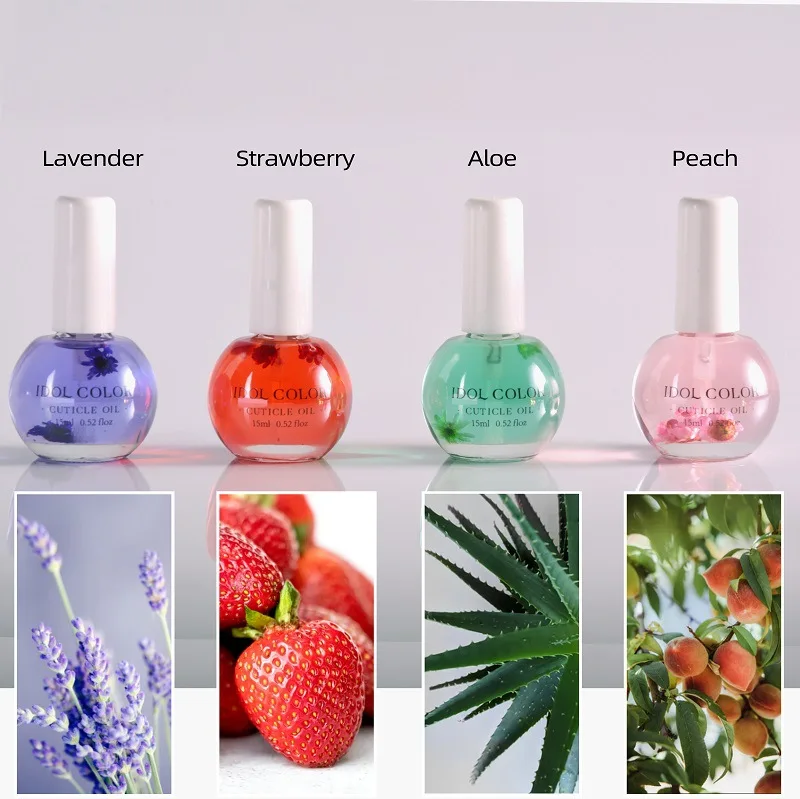 15ml Nail Cuticle Nourishment Oil Dried Flower Softener Treatment Nutritious Oil Revitalizer Nourish For Nails Finger Nail Care