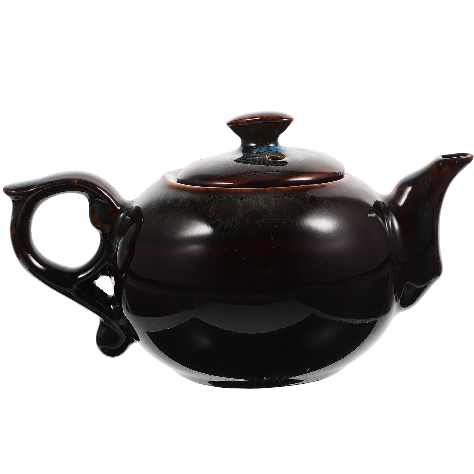 

Tea Pots Retro Decor Delicate Kettle Chinese Traditional Teapot Rotating Decorative Heat-resistant