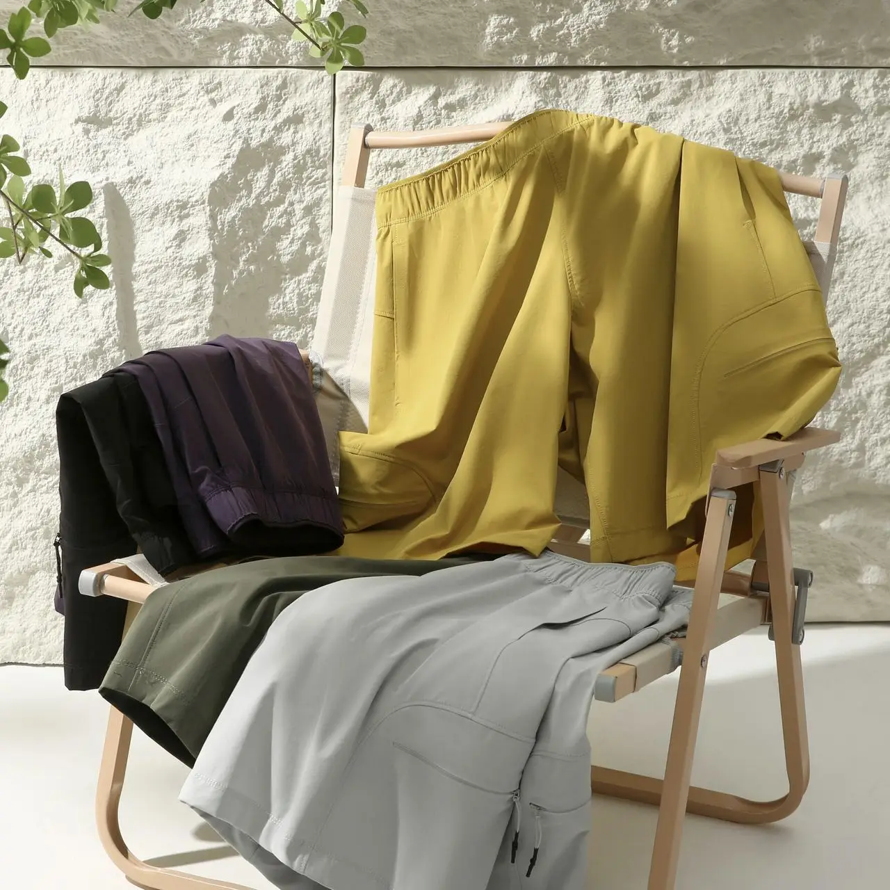 High Performance Lightweight Qui Dry Breathable Men's Casual orts Five-Quarter Length Water-Resistant Urban Faion