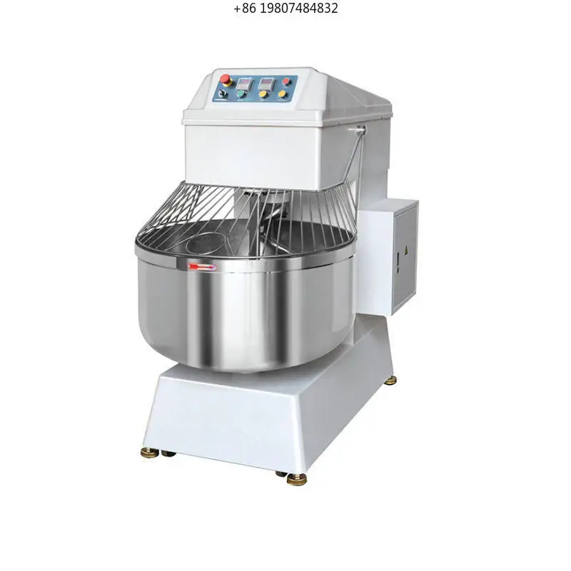Multifunction Electric Food Double Motion Double Speed 80L Cake Flour Spiral Dough Mixer