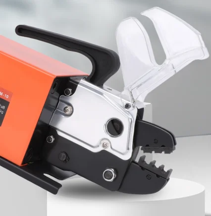 AM-10 Pneumatic Terminal Crimping Machine Air Powered Wire Crimper Pliers Insulation Usage Foot Start Crimping Tool