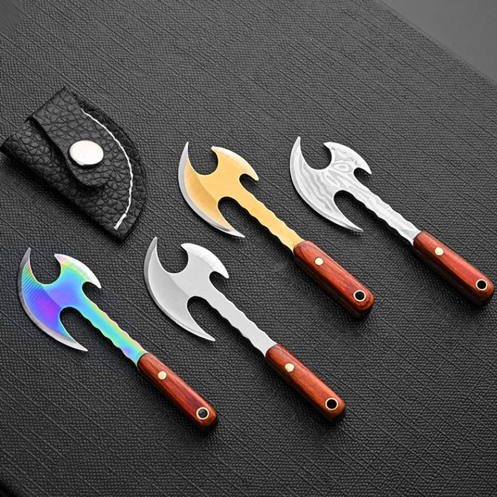 Mini Axe Knife Demolition Courier Knife Carry-on Non-Folding EDC Small Vegetable Knife Small Portable Box Opener