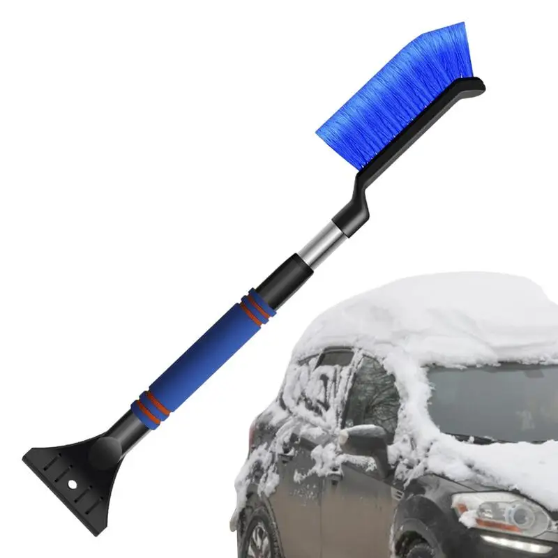 For Refer To Description Folding Snow Shovel Anti-Freezing Anti-Cracking Utility Shovel Snow Brush Snow Broom Ergonomic Handle