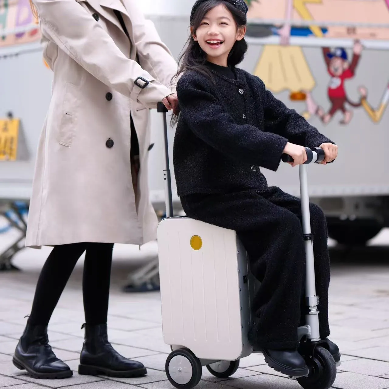 

2026 new arrivals Sturdy Electric Scooter Luggage That Children Can Safely Ride on Durable Multi-functional Smart Luggage