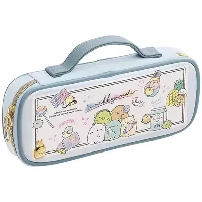 New Cute Anime Sumikko gurashi Kids PU Pencil Bags Children Pen Cases Make up Cosmetic Bags For Women