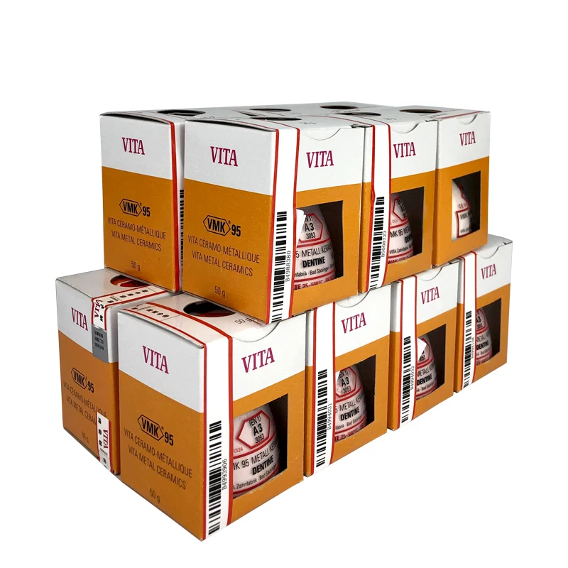 VITA VMK 95 Dentin PFM 50g Dental Metal Body Powder for Veneer Ceramic Translucent Enamel Porcelain Powder 50g for Metal