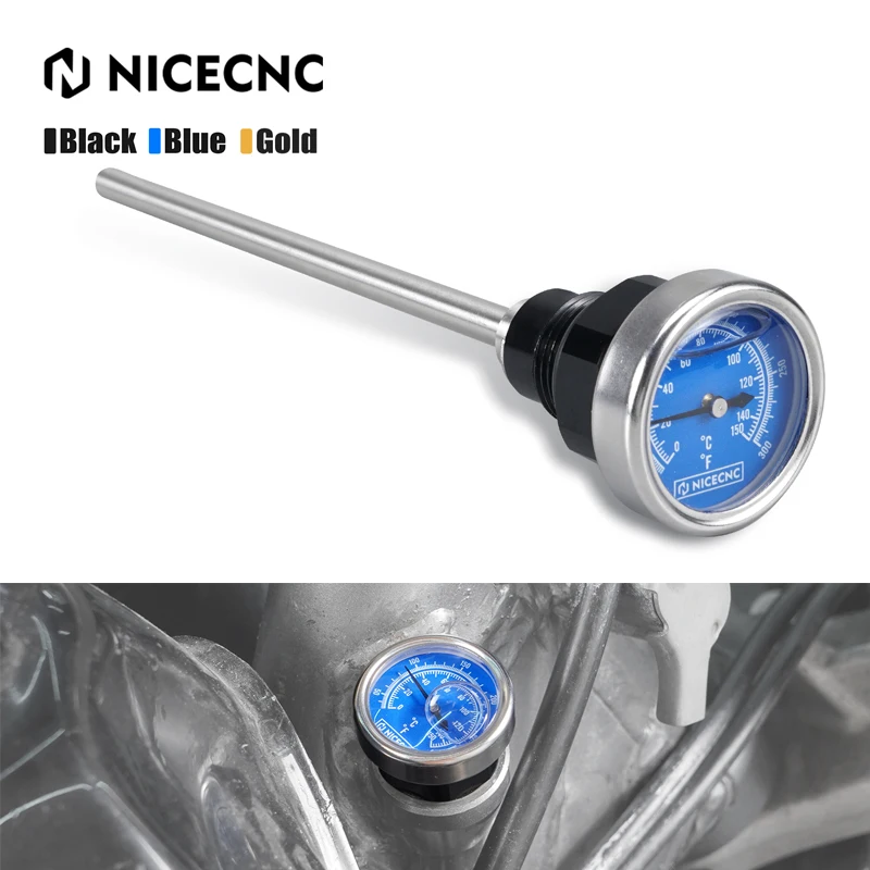 NICECNC Oil Temperature Thermometer Dipstick For Suzuki  DRZ400 DRZ400E DRZ400S DRZ400SM DR-Z 400 E S SM 2000-2024 2023 2022