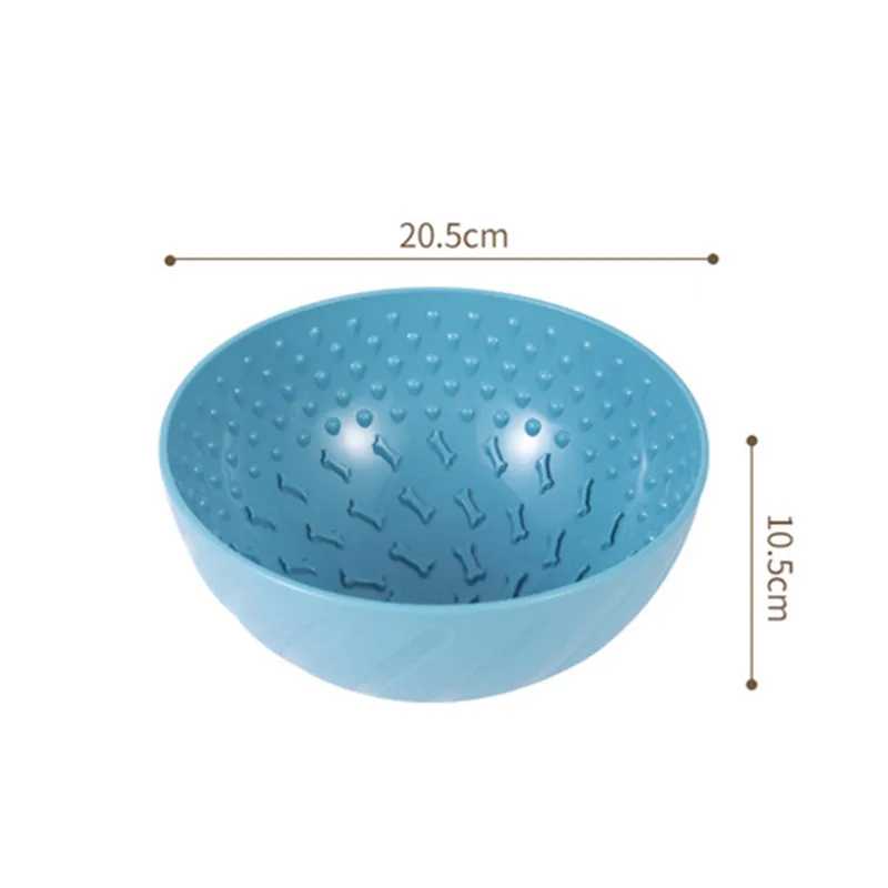 Pet Supplies Swing Slow Food Choking Dog Bowl Folding Tumbler Licking Plate Slow Food Pad Cat Binner Plate