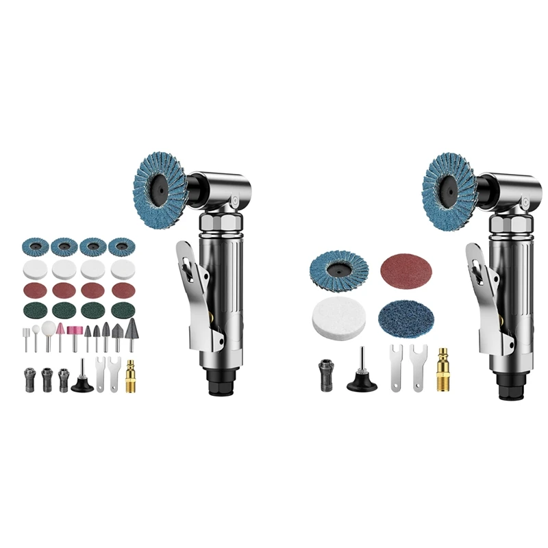Smerigliatrice ad aria angolare AA21, lucidatrice levigatrice compressa da 20.000 giri/min per impieghi gravosi a 90 gradi per smerigliatura e lucidatura dei contorni
