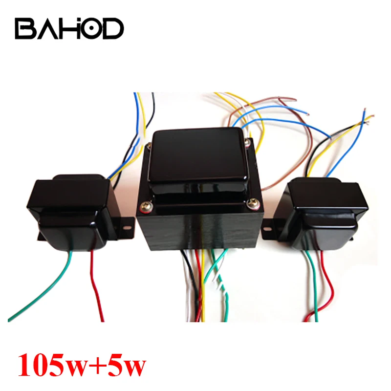 BAHOD 105w Power Transformer + 5w Single-ended Output Transformer for 6P1 6P14 6P6P Tube Amplifier Diy Amplifier Audio