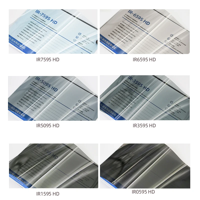 IR‑Series Nano Ceramic Car Window Tint Film, Multiple Colors, Heat Insulation Anti‑UV PET Solar Film for Auto Windows