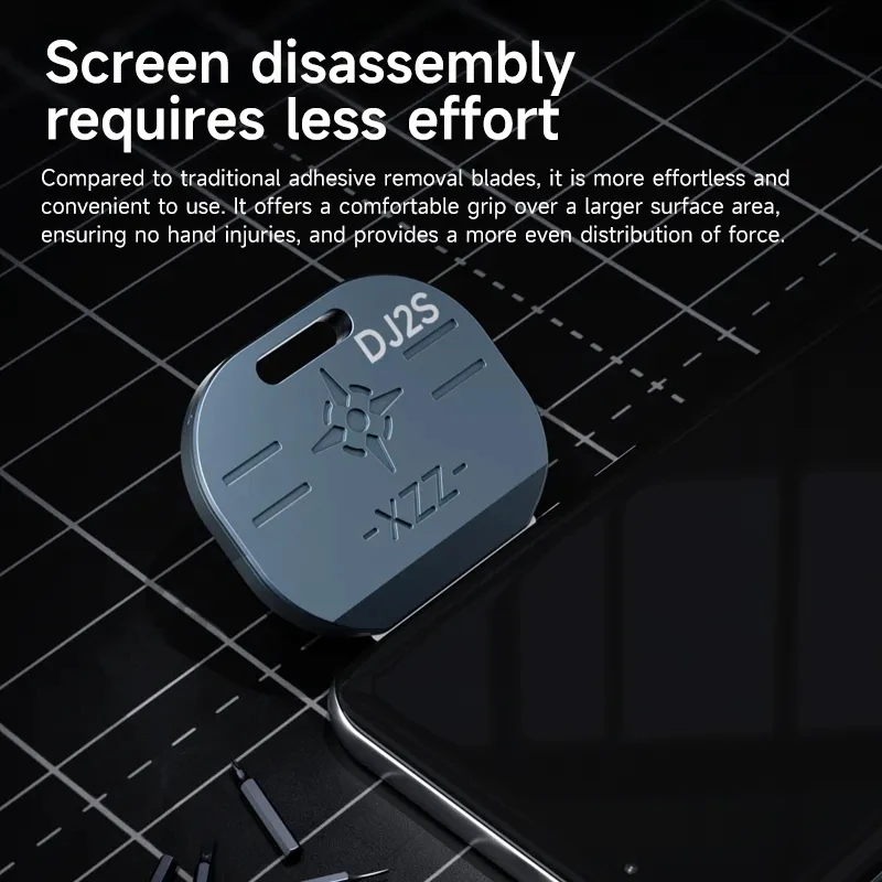XZZ DJ2S Double-Sided Blade Holder For Screen Disassembly Adhesive Mobile Phone IC Motherboard Removal Glue Repair Tool