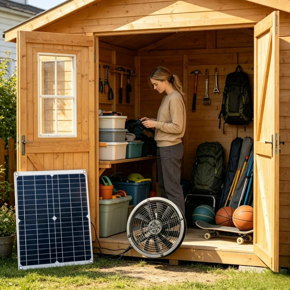 solar-ventilation-exhaust-cooling-fan-kit-15w-25w-weatherproof-farm-backyard-fan-for-greenhouse-chicken-coop-dog-house