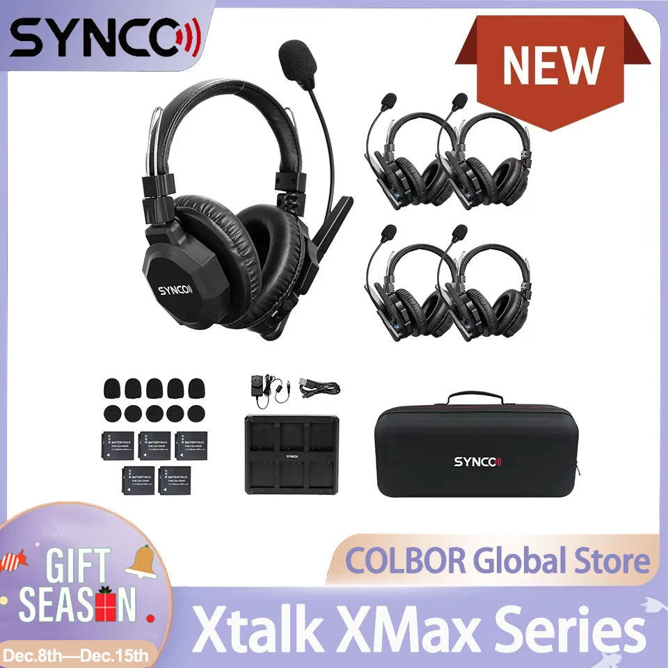 Серия SYNCO Xtalk XMax с двумя ушками, шумоизоляция, команда связи, Bluetooth-гарнитура, беспроводная система внутренней связи